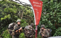 Assaut fictif au Belvédère de Moorea