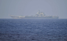 Un porte-avions chinois et 39 avions militaires près des eaux contrôlées par Taïwan