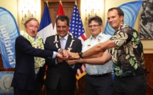 Edouard Fritch réaffirme le soutien du Pays à Air Tahiti Nui et signe avec Air Lease Corporation