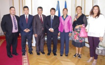 Edouard Fritch et les parlementaires polynésiens reçus par la ministre des Outre-mer