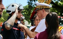 31 sapeurs-pompiers décorés à l'occasion de la Sainte Barbe
