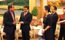 Le Président Fritch reçu par le Vice-Président chinois