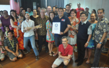 Tahiti Ukulele 2015 : TNTV a reçu le certificat du guiness