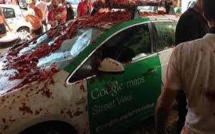 Espagne: Google Street View s'enlise dans la Tomatina