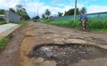 ​La réfection des routes en bonne voie à Taravao