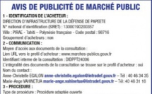 AVIS DE PUBLICITE DE MARCHE PUBLIC