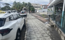 Rénovation du trottoir du Vaima sur le front de mer en vue