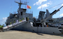 L’Arago dit adieu à Nuku Hiva, son île marraine