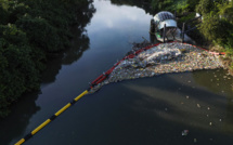 Wanda, la machine qui récupère les déchets flottants de Panama avant qu'ils ne gagnent l'océan