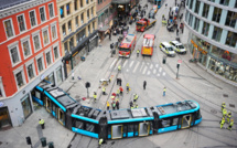 Un tramway fou finit sa course dans un magasin à Oslo