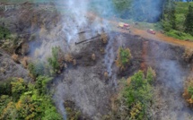 Faa'a - Feu de brousse "maîtrisé", mais pas éteint