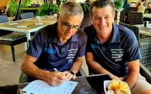 ​Laurent Jalabert signe au Vélo club de Tahiti