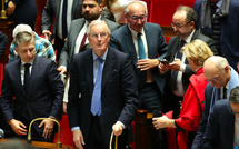 Barnier face à "l'histoire", la censure au coeur du Palais Bourbon