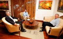 Jean-Christophe Bouissou reçoit le consul général d’Australie à Nouméa