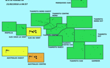 Météo: Vigilance orange maintenue sur les Australes centre et Rapa