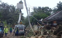 Intempéries aux Australes : encore plusieurs centaines de foyers sans électricité (MàJ)