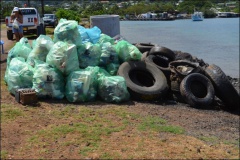 au total plus de 8 tonnes de déchets soit près de 2 tonnes de plus que l'année dernière